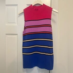 Ann Taylor Colorblock Sleeveless Knit Tank